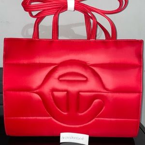 Large Red Puff Telfar Bag